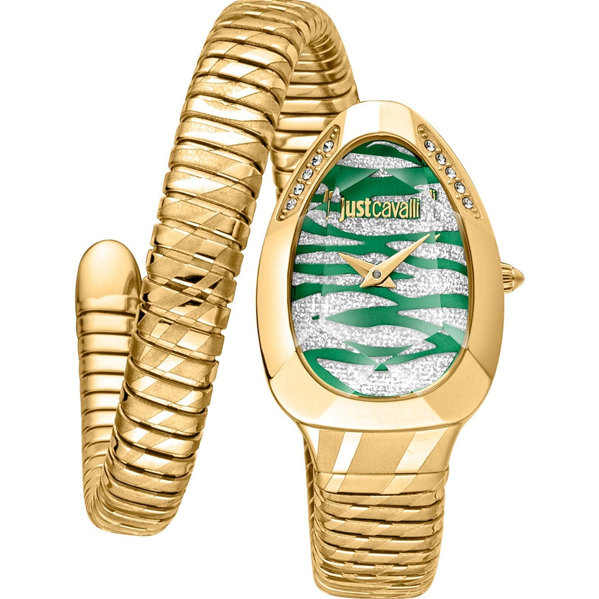 Just Cavalli Women's JC1L225M0045 Signature Snake Glam Evo 8 Solo 22mm Quartz Watch