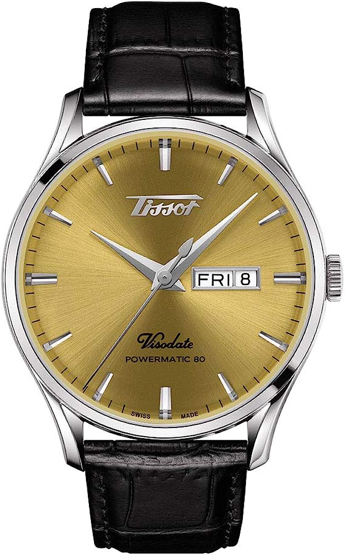 Tissot Men's T1184301602100 Visodate 42mm Automatic Watch