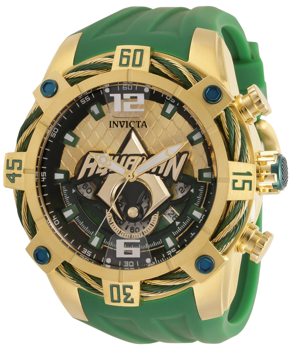 Invicta Men's 52mm Green Dial Quartz Watch