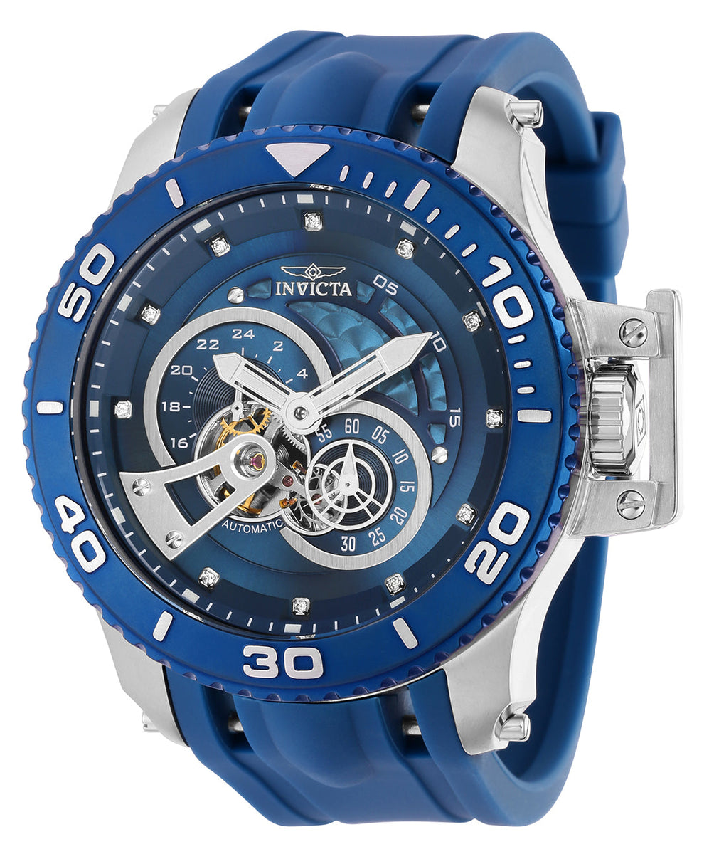 Invicta Men's 50mm Blue Dial Automatic Watch
