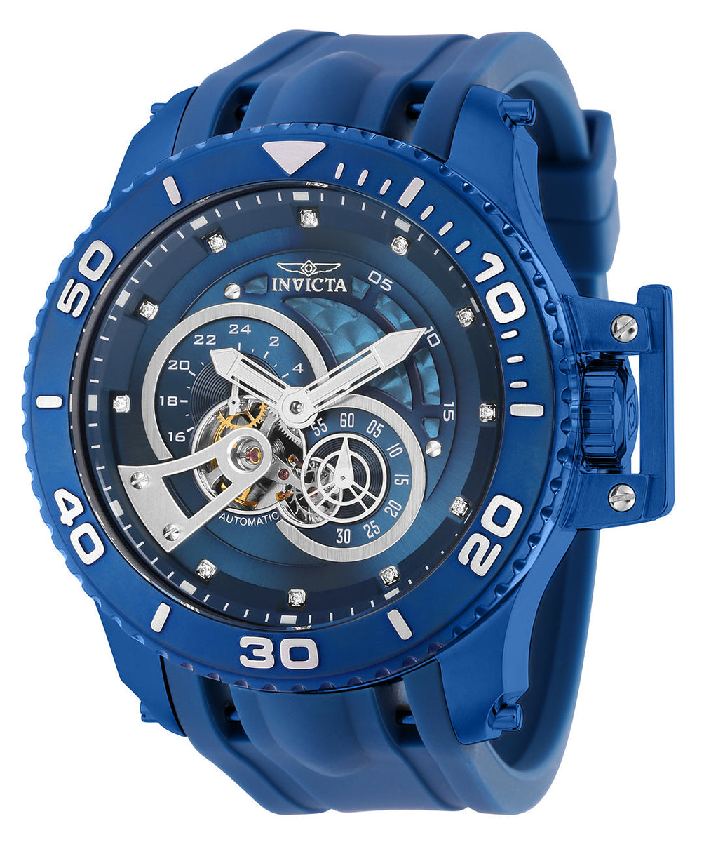 Invicta Men's 50mm Blue Dial Automatic Watch