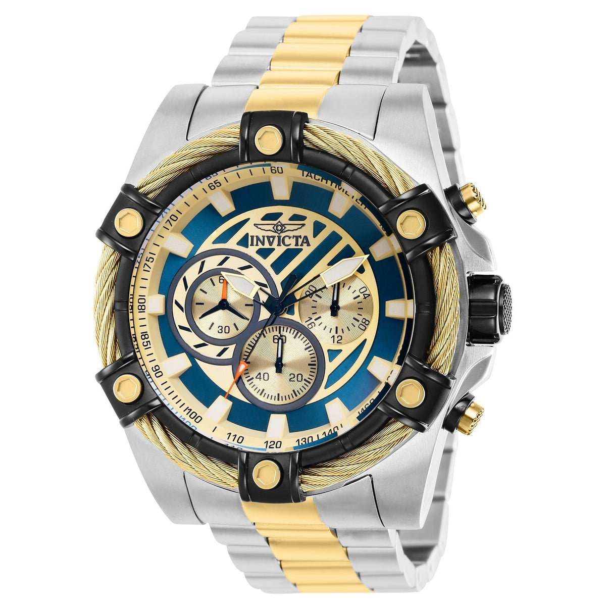Invicta Men's 52mm Blue Dial Quartz Watch