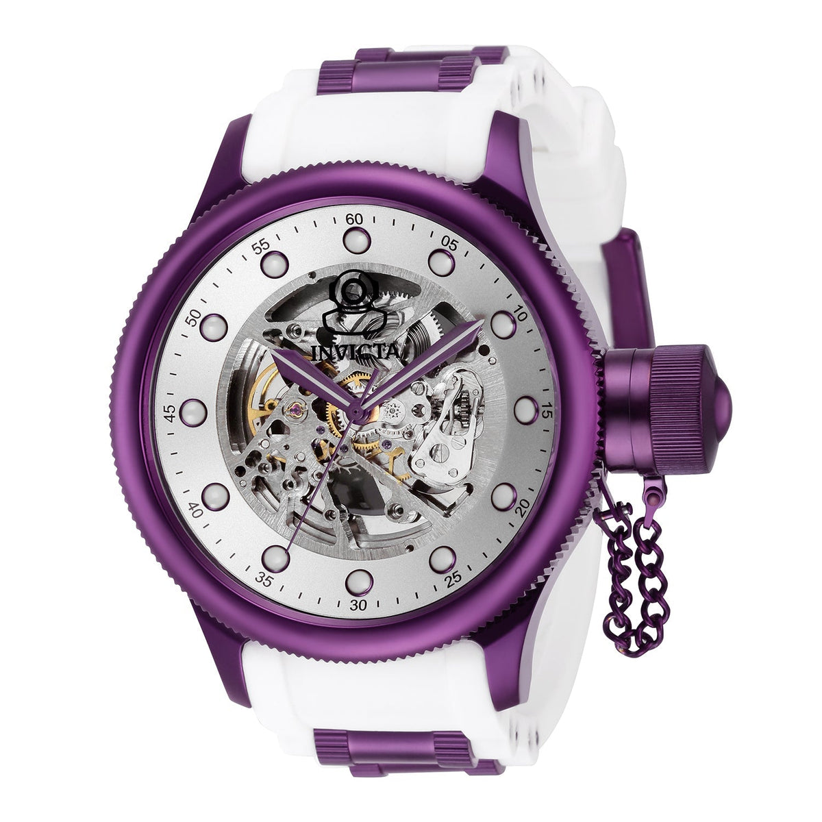 Invicta Men's 51.5mm Silver Dial Automatic Watch