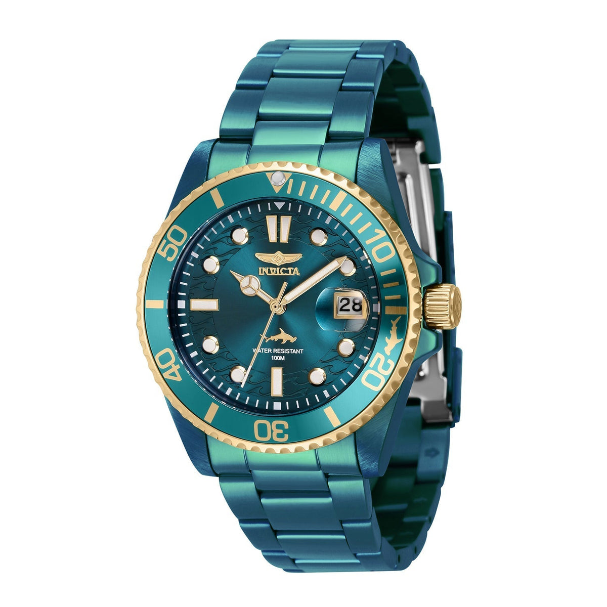 Invicta Women's 38mm Green Dial Quartz Watch