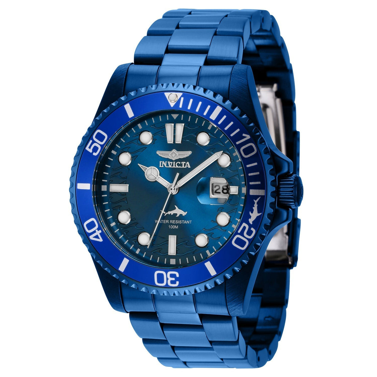 Invicta Men's 43mm Blue Dial Quartz Watch