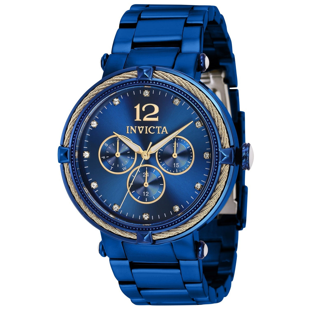 Invicta Men's 42mm Blue Dial Quartz Watch