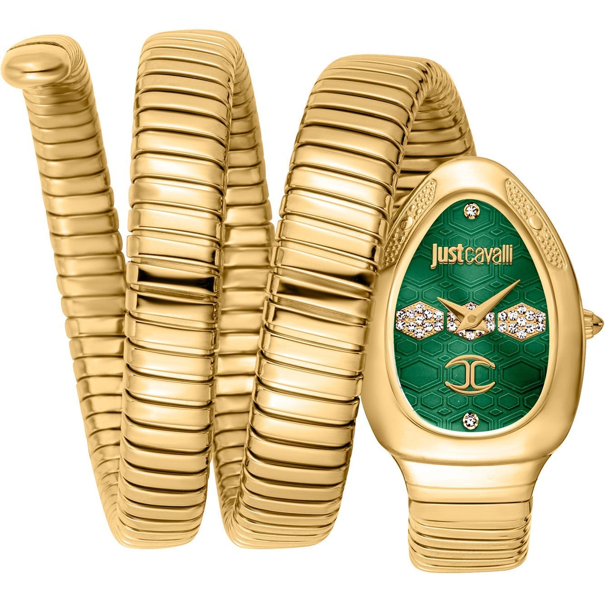 Just Cavalli Women's JC1L232M0035 Signature Snake 22mm Watch