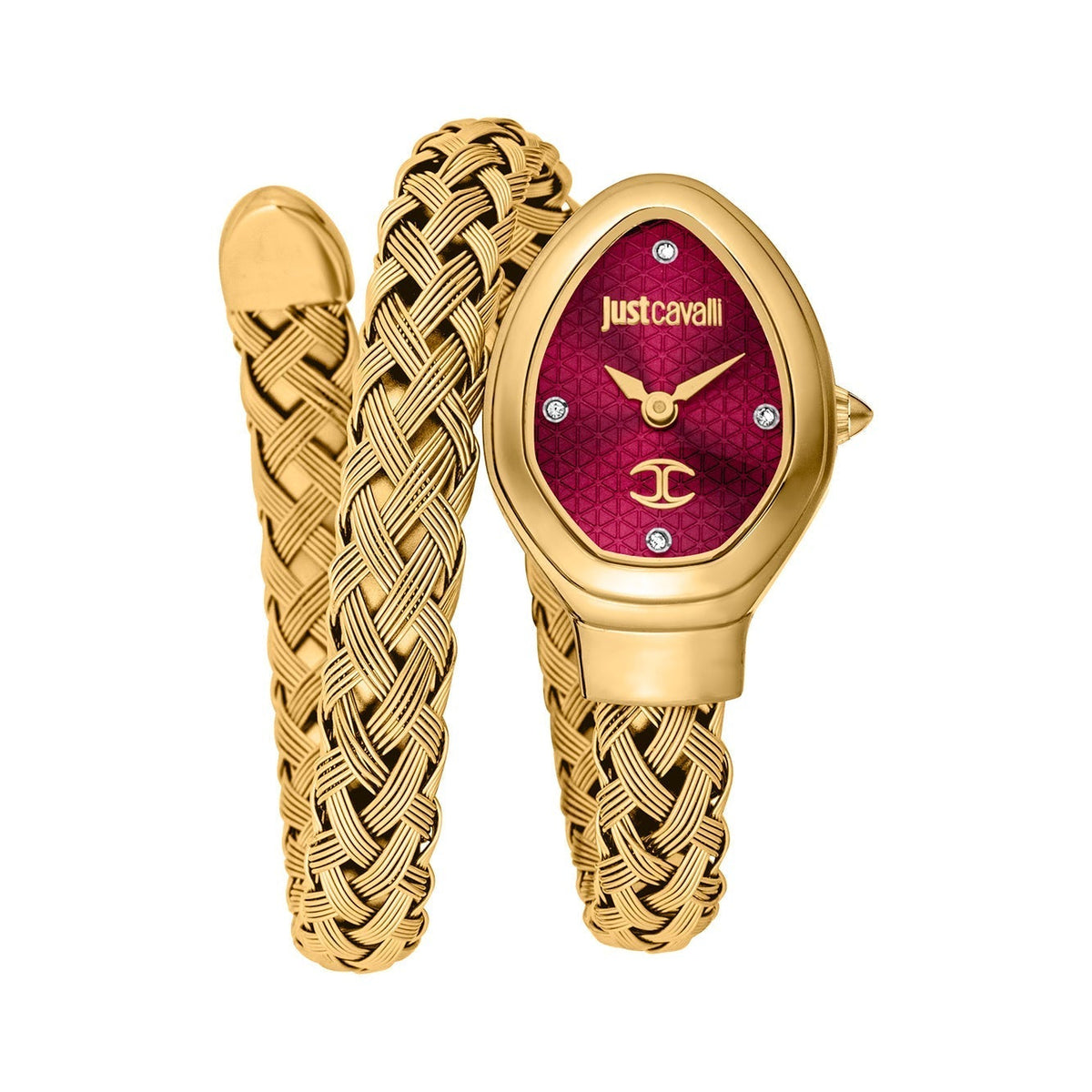 Just Cavalli Women's JC1L264M0035 Signature Snake 22mm Watch