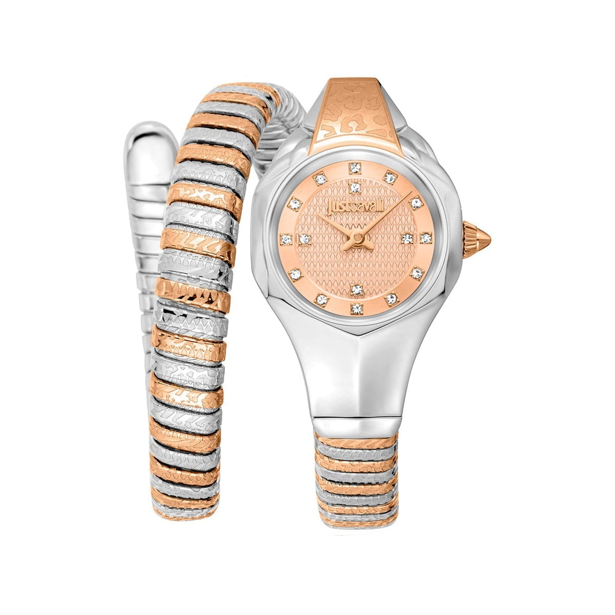 Just Cavalli Women's JC1L270M0065 Signature Snake Amalfi 22mm Quartz Watch