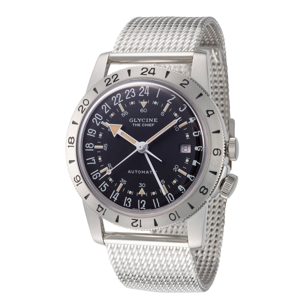Glycine Men's GL0464 Airman Vintage The Chief 40mm Automatic Watch