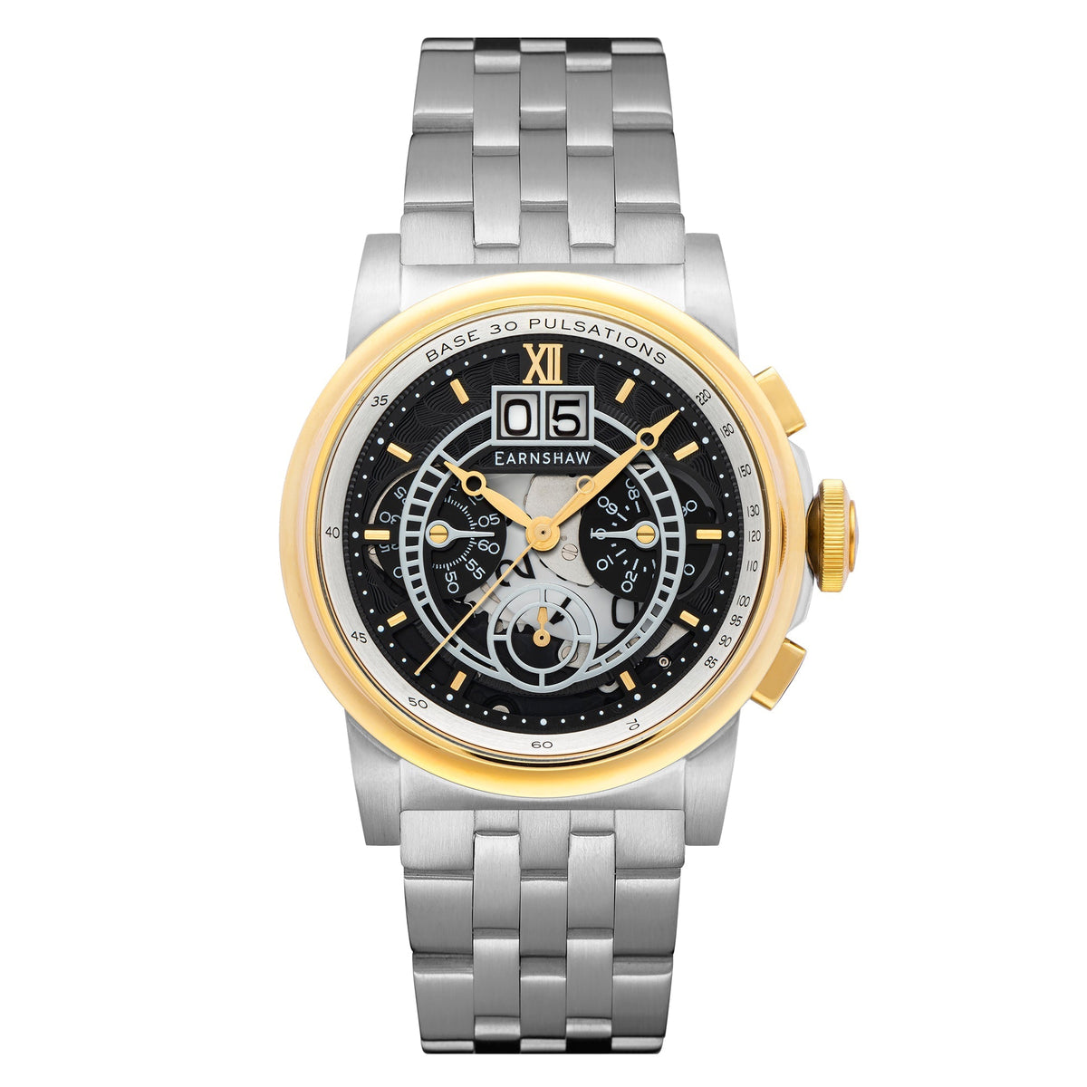 Thomas Earnshaw Men's ES-8267-44 Hansom 44mm Quartz Watch