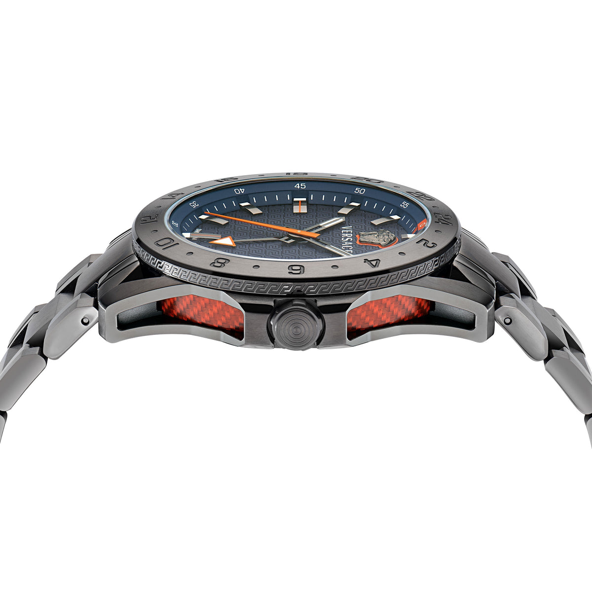 Versace Men's VE2W00422 Sport Tech GMT 45mm Quartz Watch