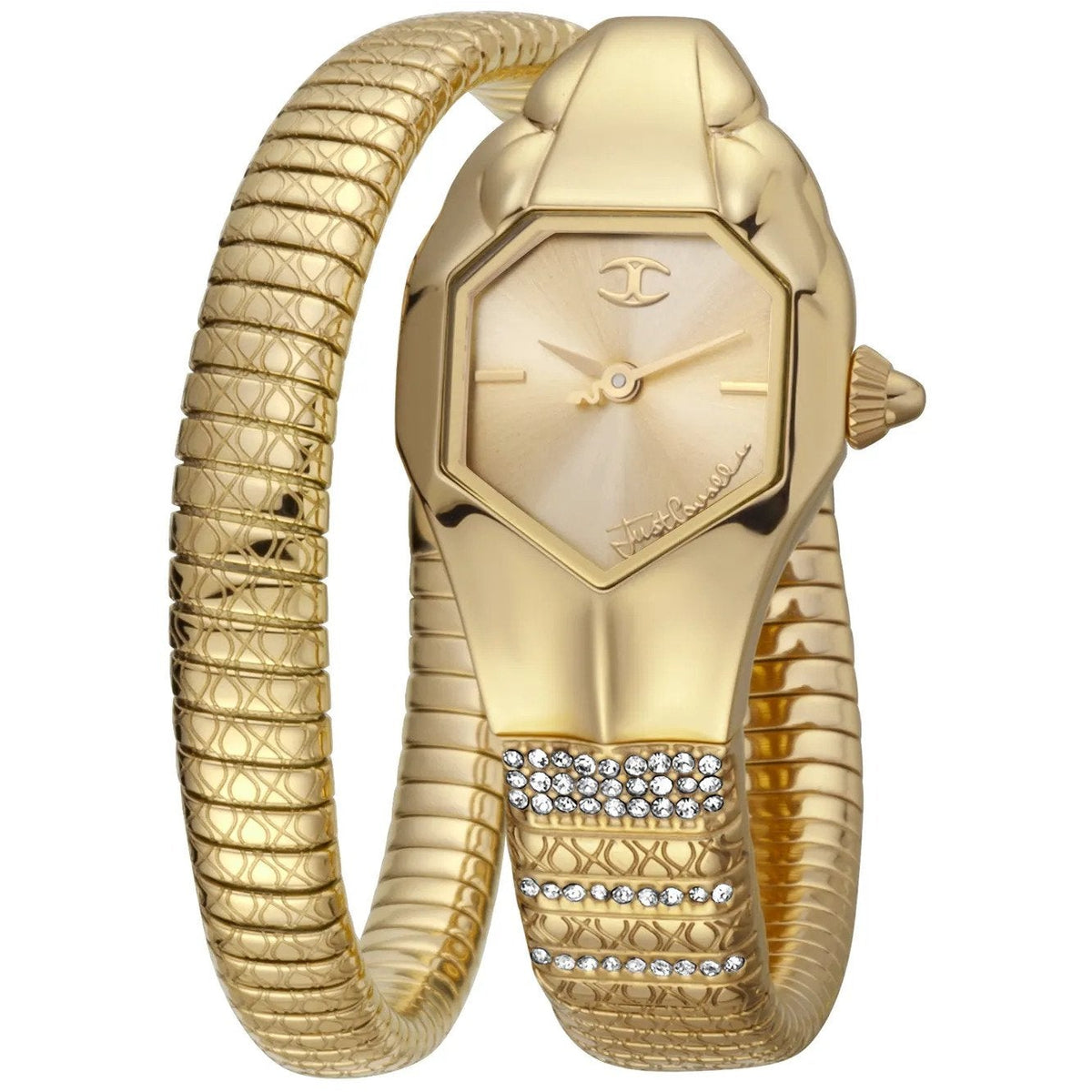 Just Cavalli Women's JC1L113M0025 Signature Snake Just Glam EVO 1 22mm Watch