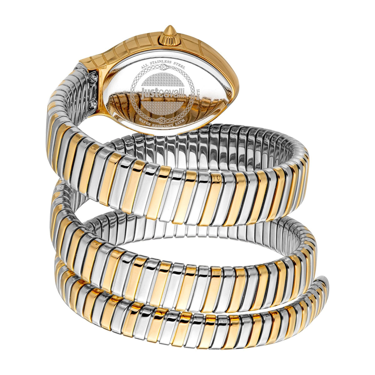 Just Cavalli Women's JC1L248M0055 Signature Snake Classico Lungo 23mm Watch