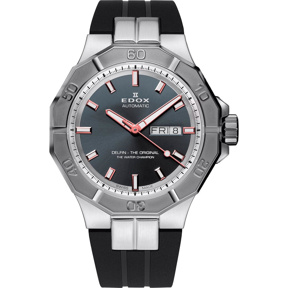 Edox Men 88008-3GCA-BGO Delfin The Original 43mm Automatic Watch