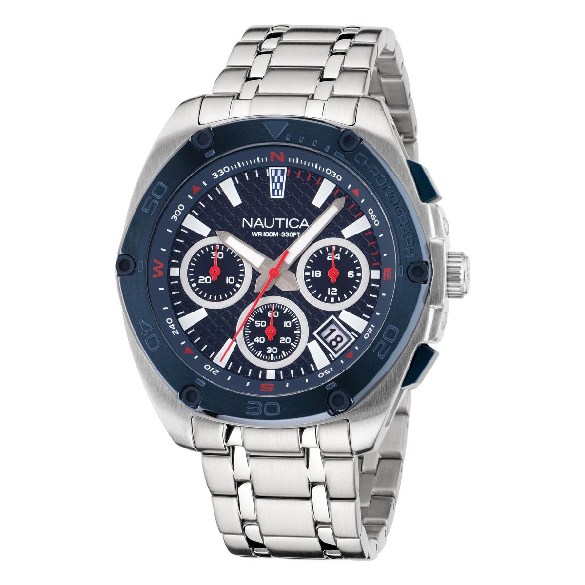 Nautica Tin Can Bay NAPTCS304 Men's 44 Quartz Watch