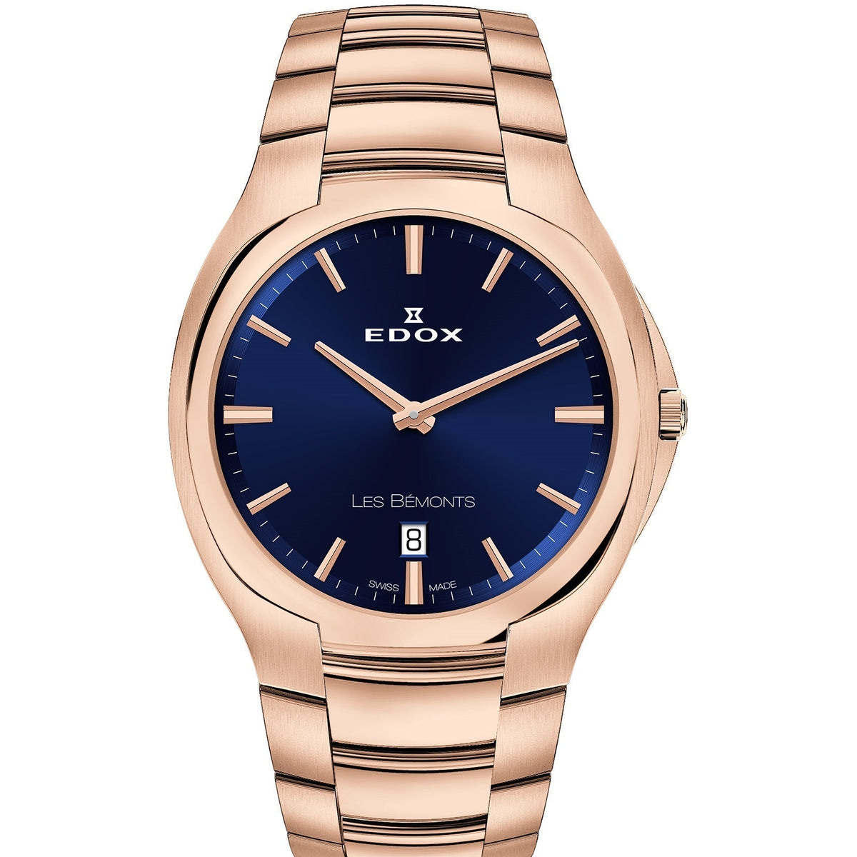 Edox Men 56003-37R-BUIR Les Bemonts 40mm Quartz Watch