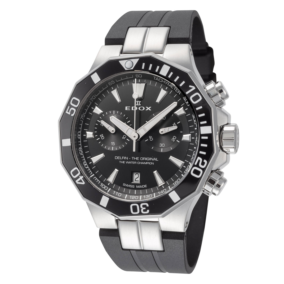 Edox Men 10112-3NCA-NIN Delfin The Original 43mm Quartz Watch