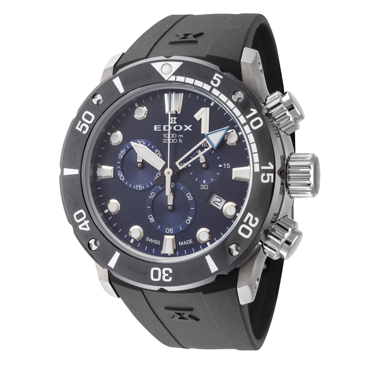 Edox Men 10242-TIN-BUIN CO-1 45mm Quartz Watch