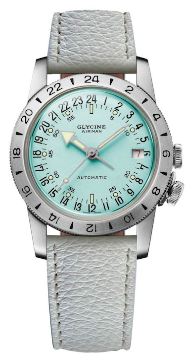 Glycine Unisex Airman Vintage GMT Purist 36mm Automatic Watch GL0489