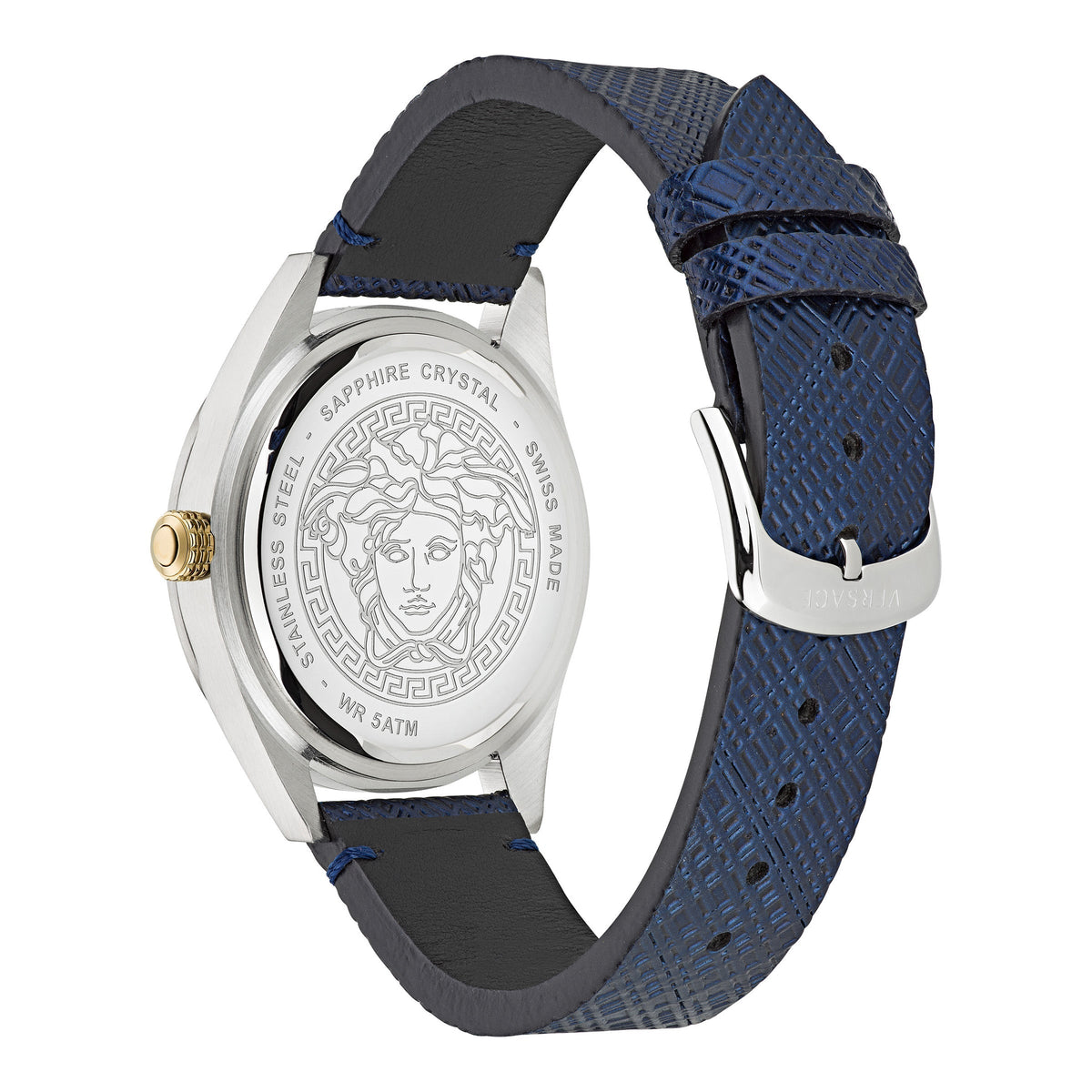 Versace Men's VE6A00123 V-Code 42mm Quartz Watch