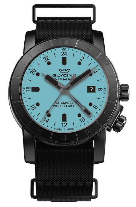 Glycine Men's Airman Contemporary GMT 42mm Automatic Watch GL0490