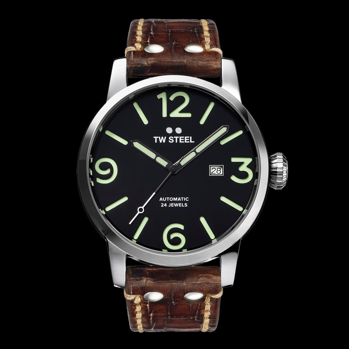 TW Steel Men's Maverick 48mm Automatic Watch MS16