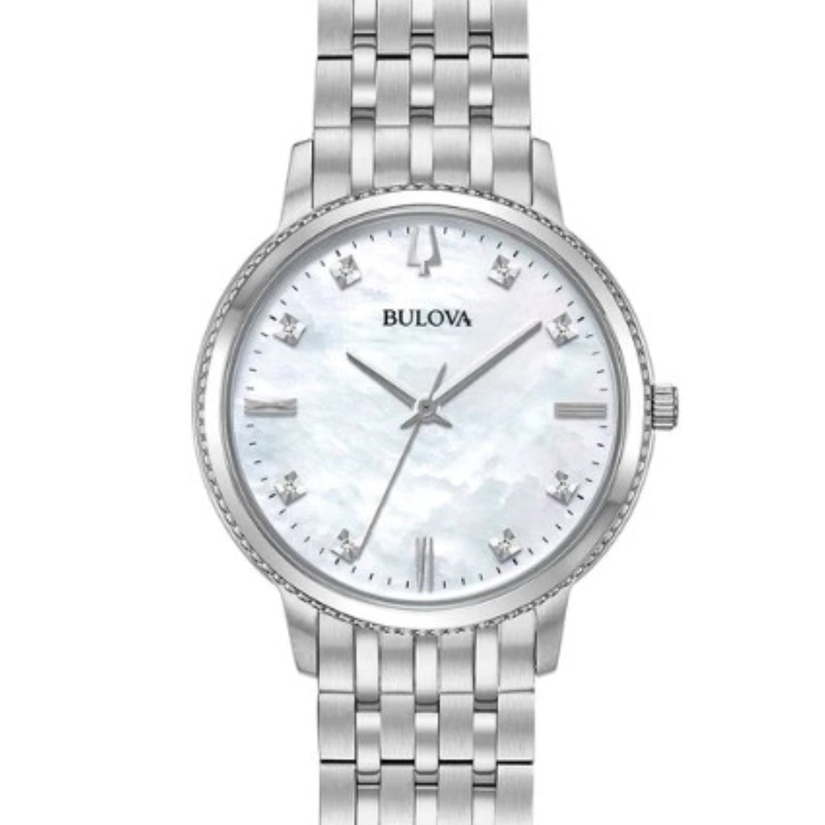 Bulova Women's Classic 41mm Quartz Diamond Watch 96P207