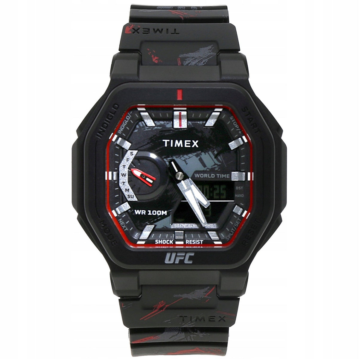 Timex Men's UFC Strength 45mm Quartz Watch TW2V85300JR