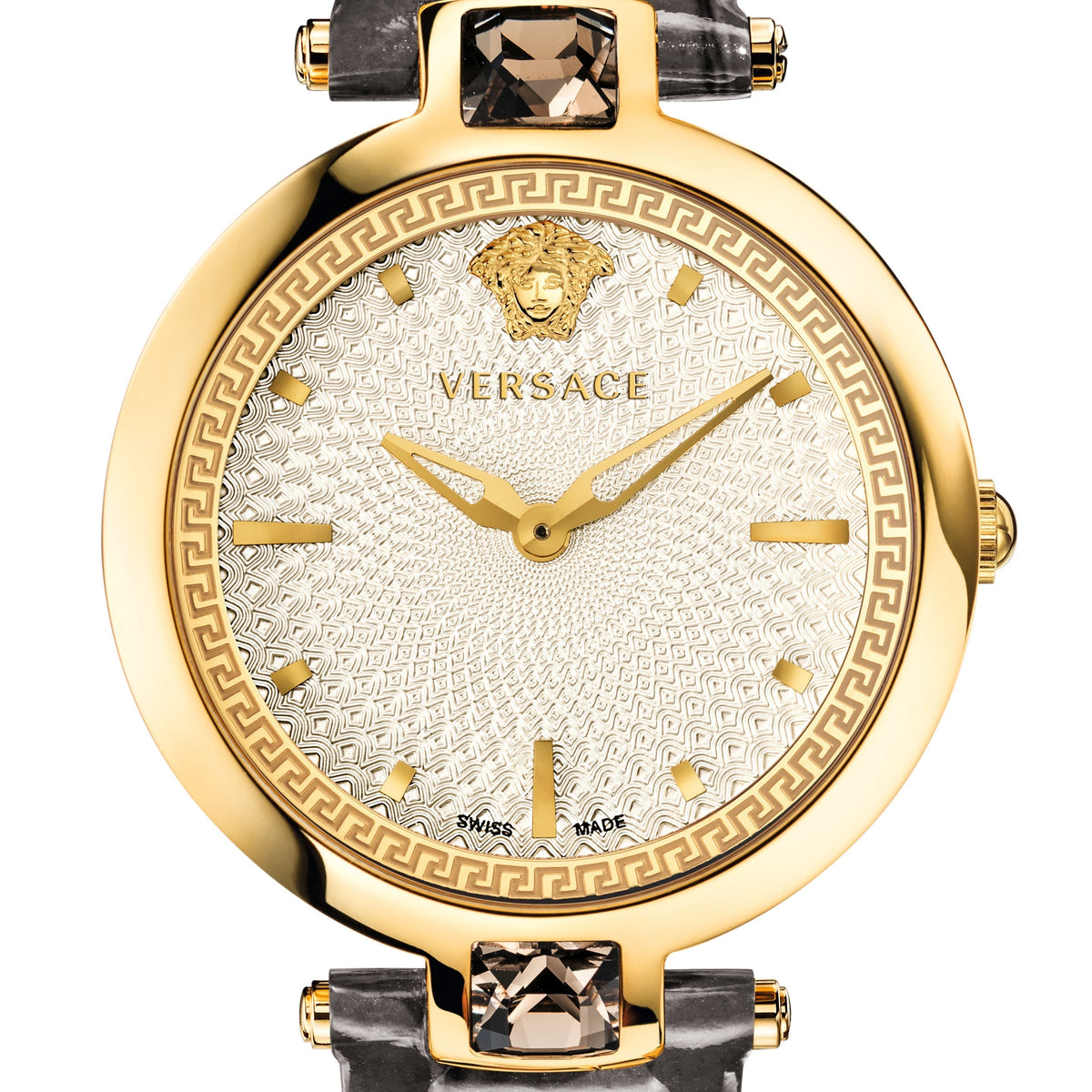 Versace Women's Crystal Gleam 36.5mm Quartz Watch VAN060016