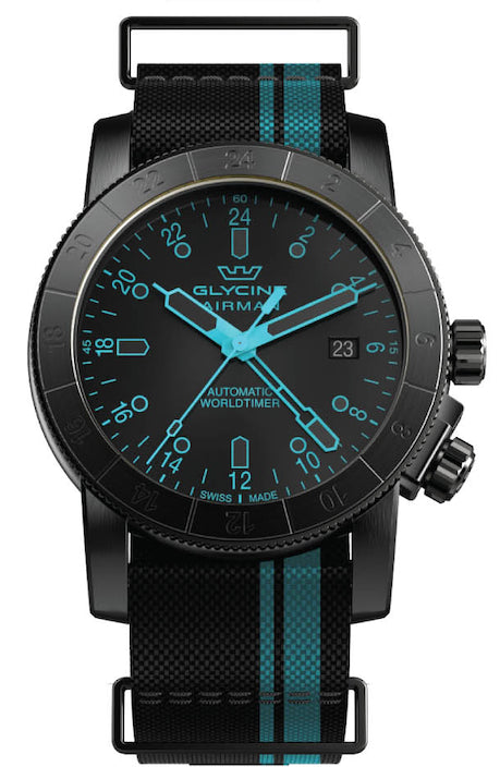 Glycine Men's Airman 42mm Automatic GMT Watch GL0495