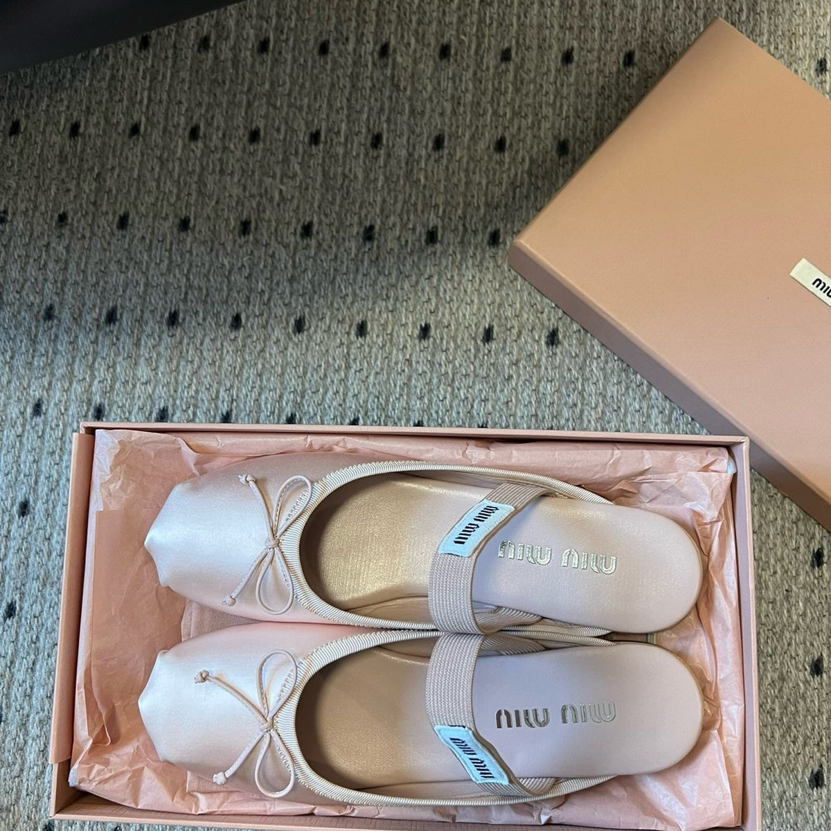 MIU M BALLERINA FLATS