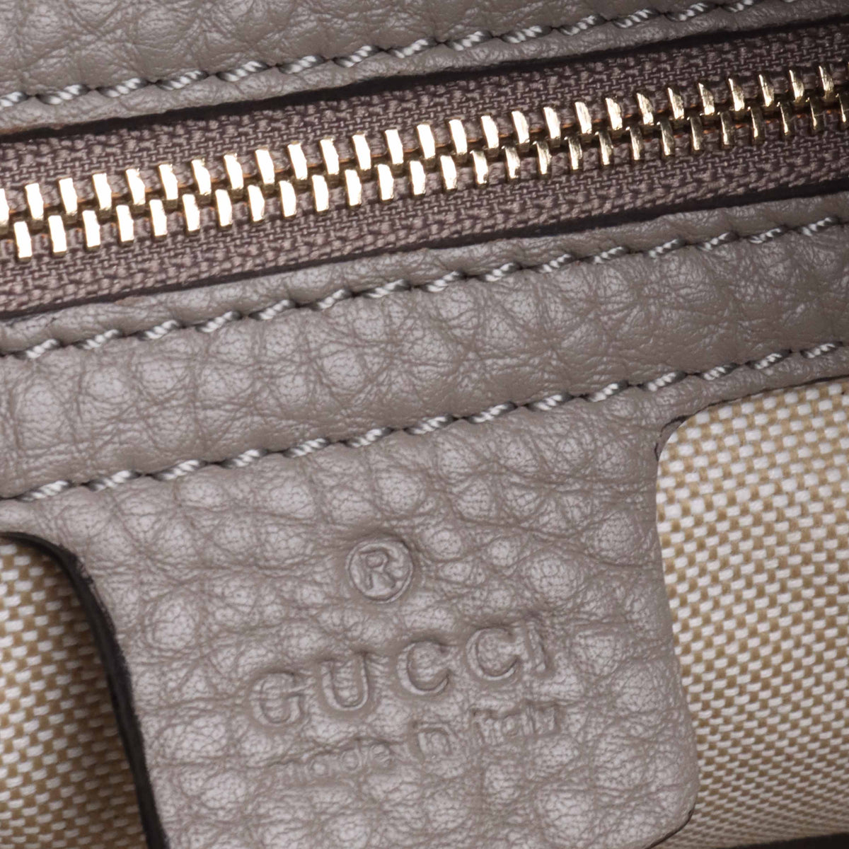 Gucci Soho Tote Medium in Grey.