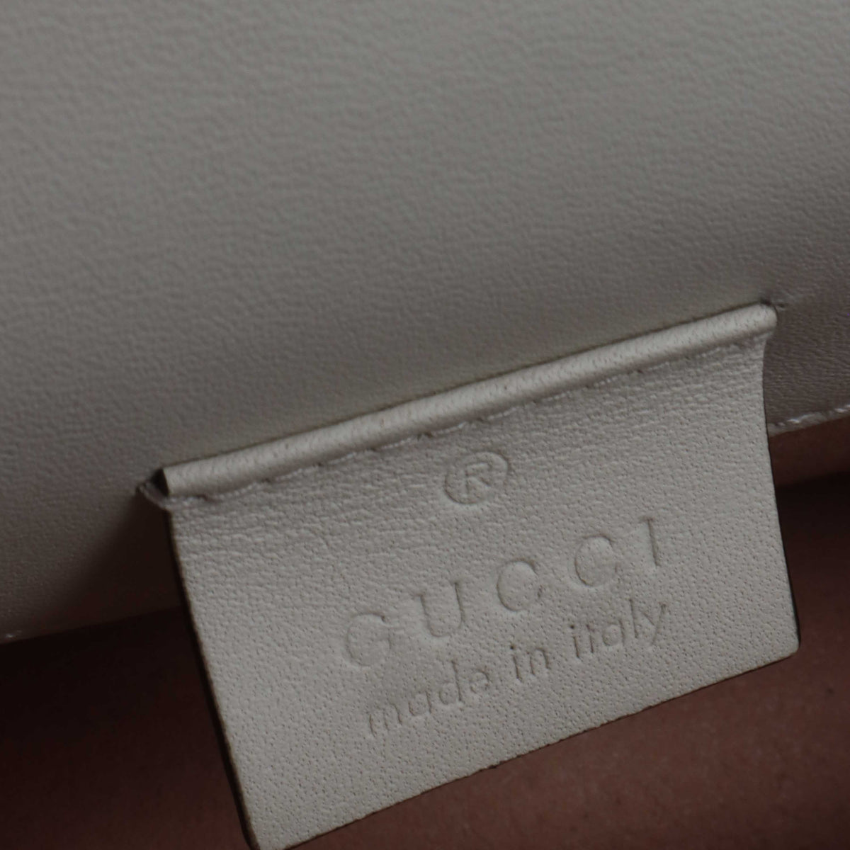 Gucci Mini White Sylvie Bag *