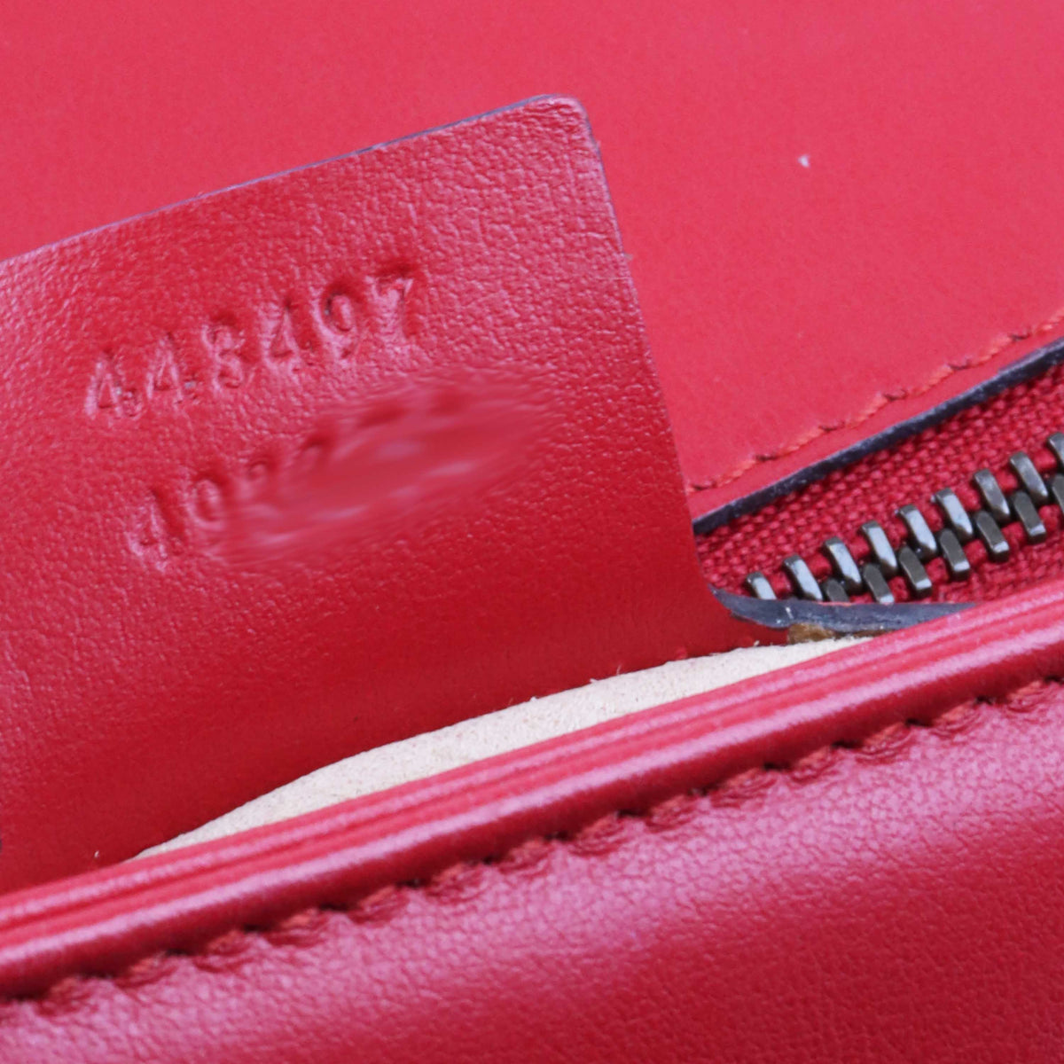 Gucci Small Red Marmont Shoulder Bag.