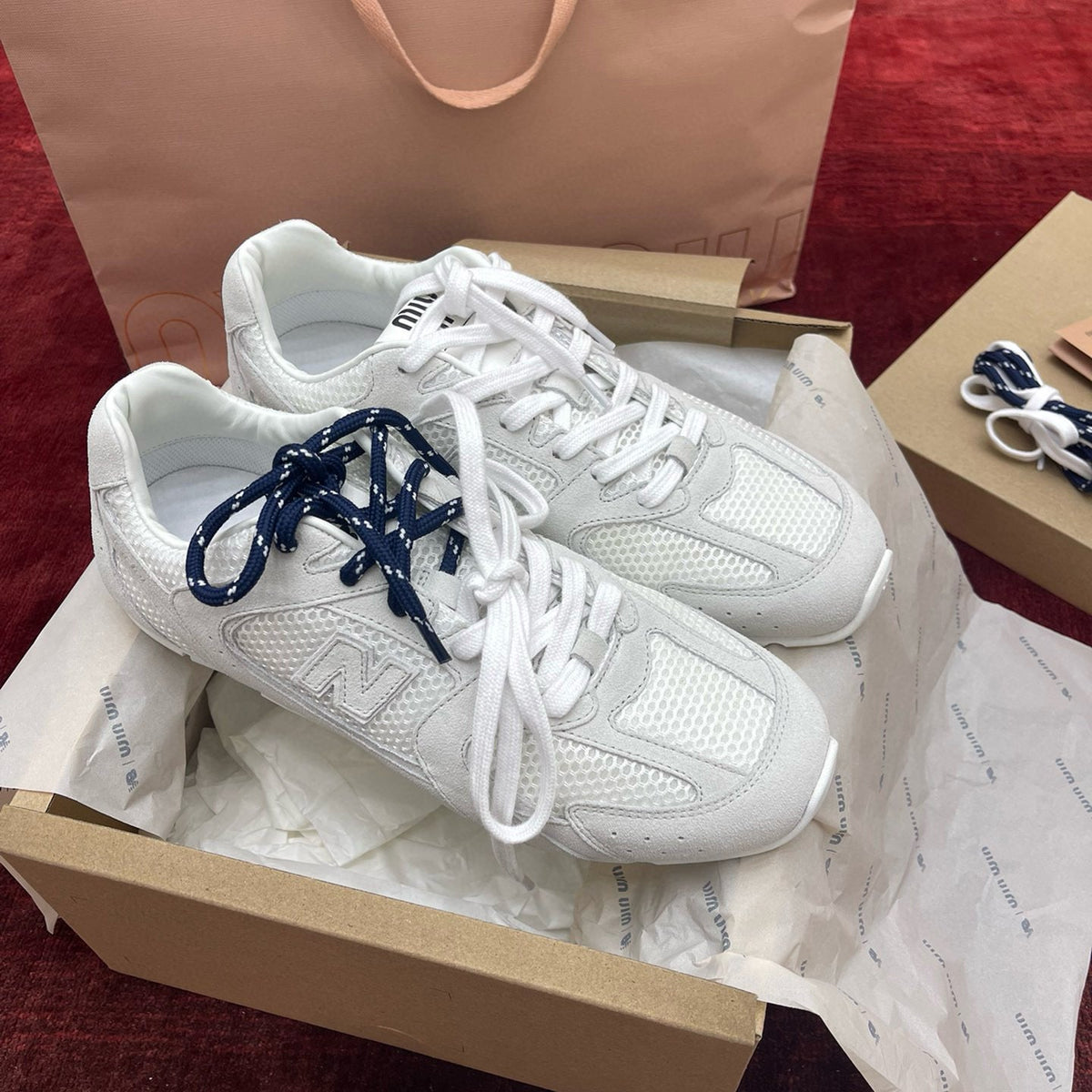 MIU M x NEW BALANCE TRAINERS