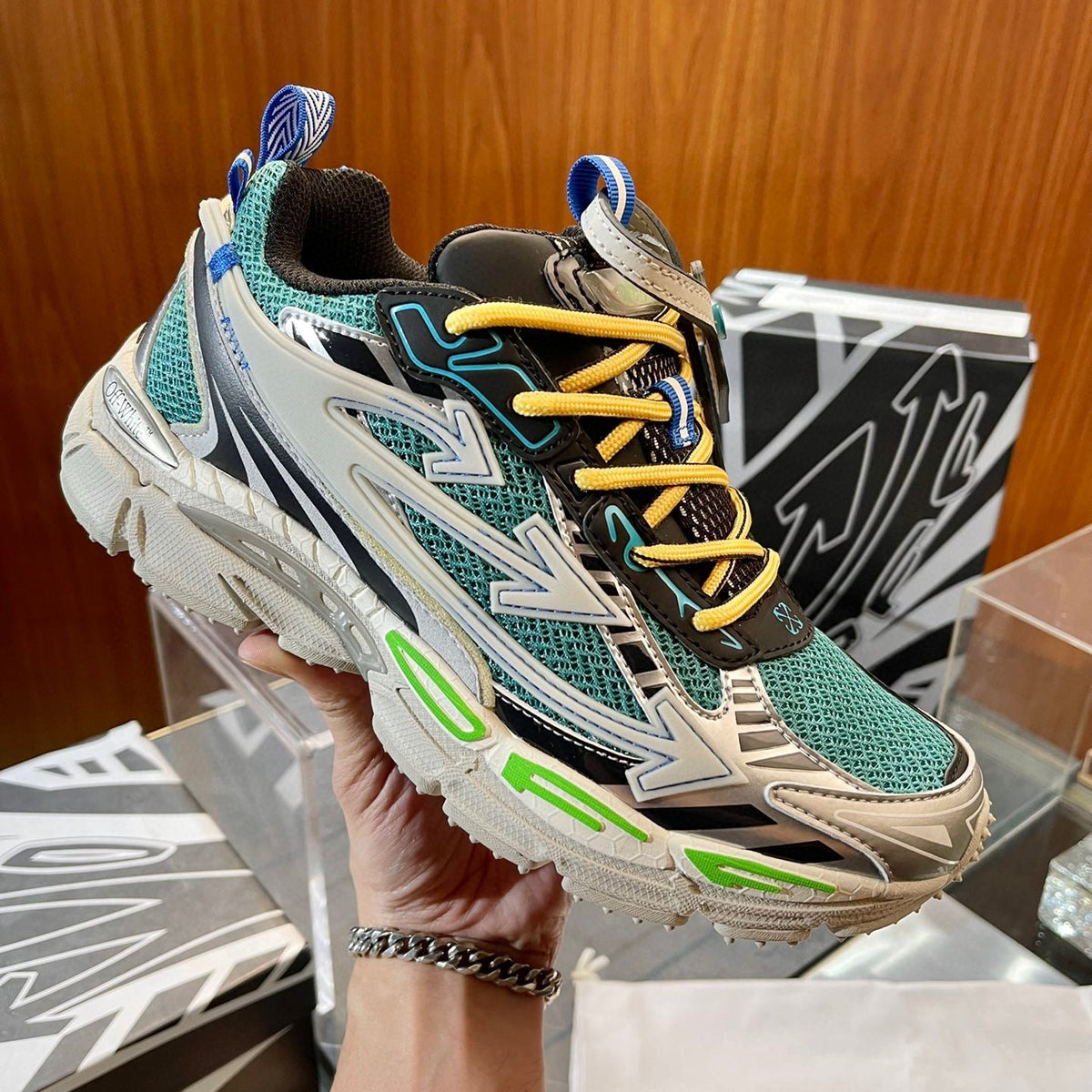 OFF W x VIRGIL ABLOH TRAINERS