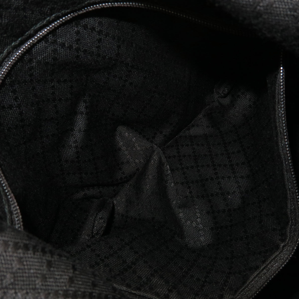 GUCCI Bamboo Nylon Patent Leather 2Way Shoulder Bag Black 001.1998