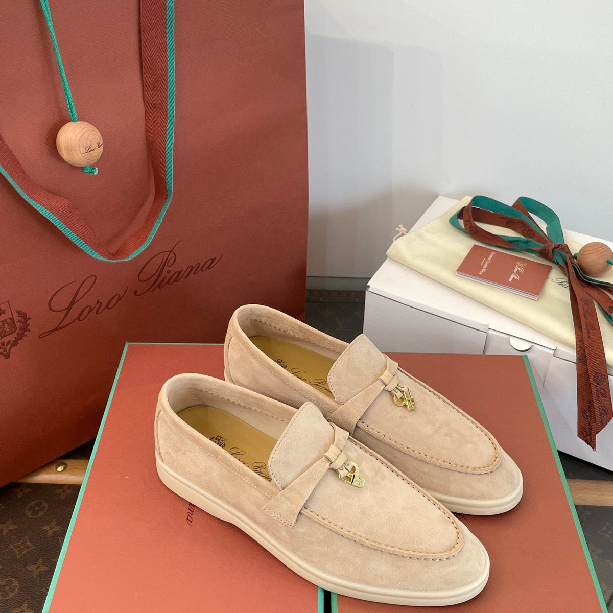 LORO P SUMMER CHARMS LOAFERS
