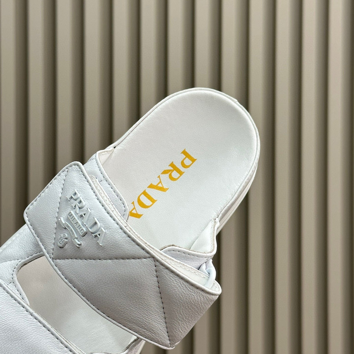 PD NAPPA LEATHER SLIDES