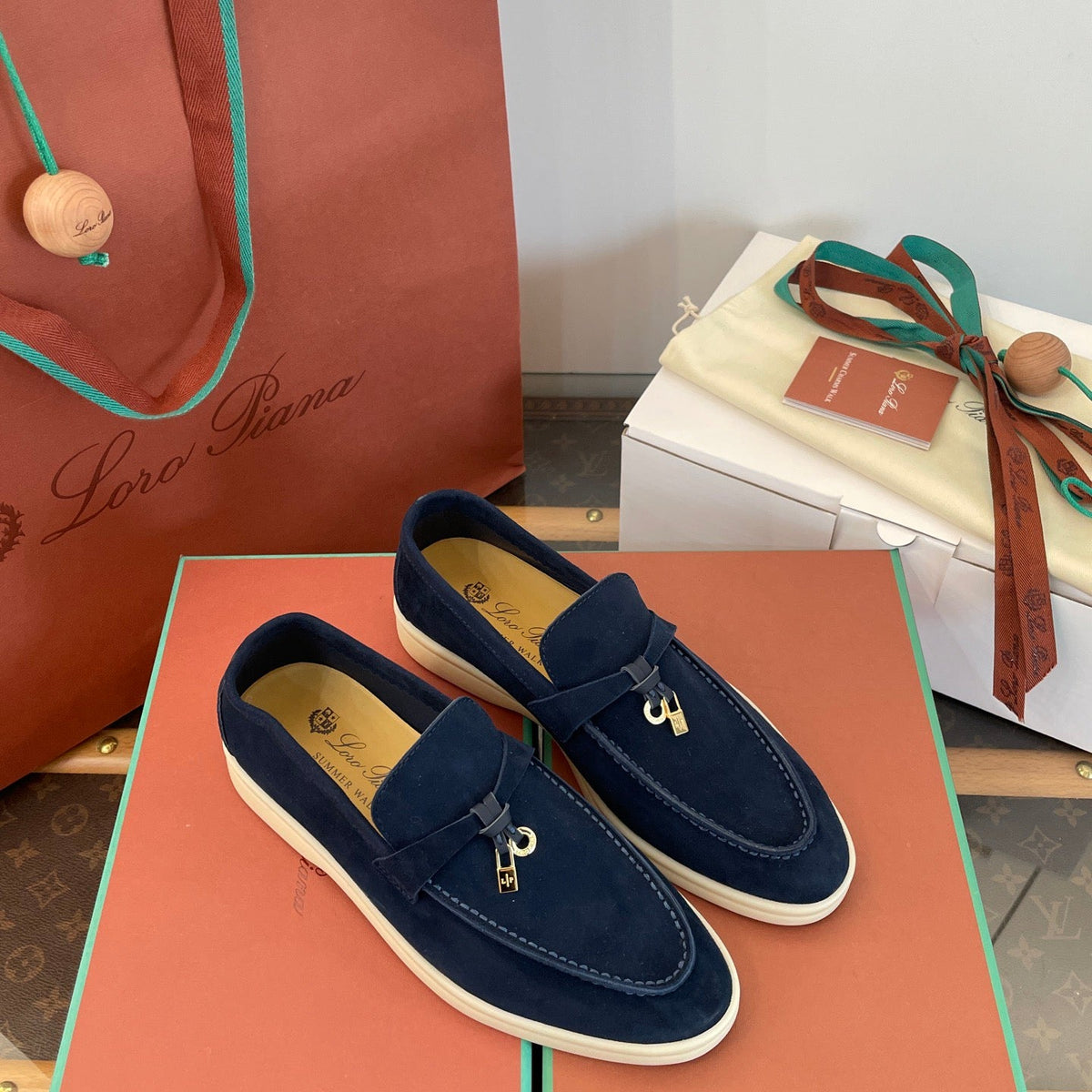 LORO P SUMMER CHARMS LOAFERS