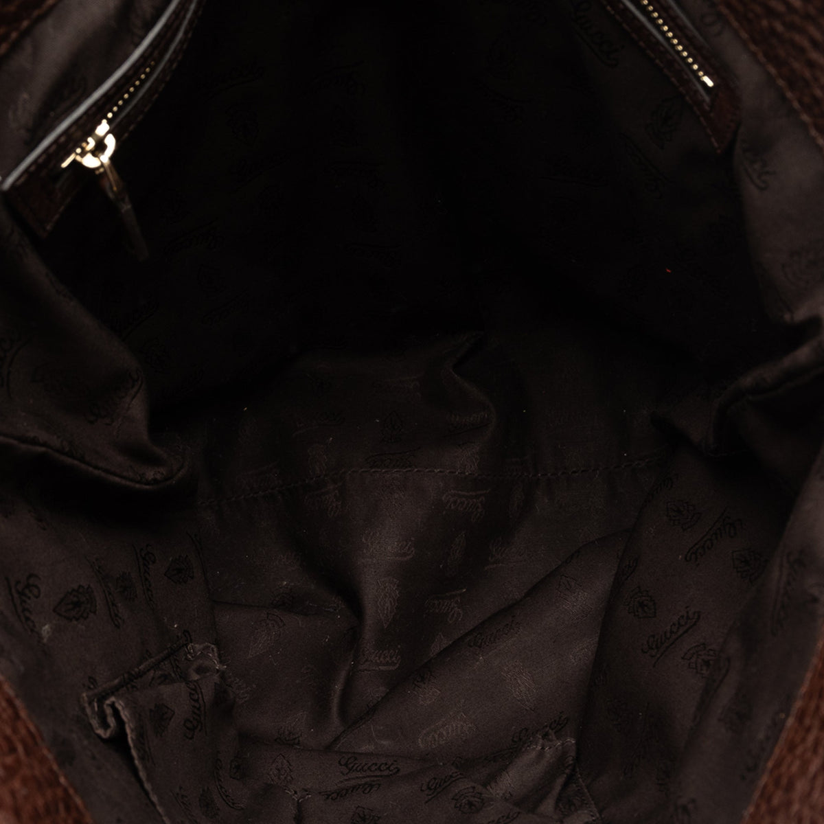 GUCCI GG Canvas Charm Tote Tote Bag