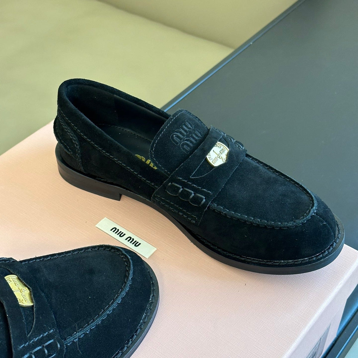 MIU M LOAFERS