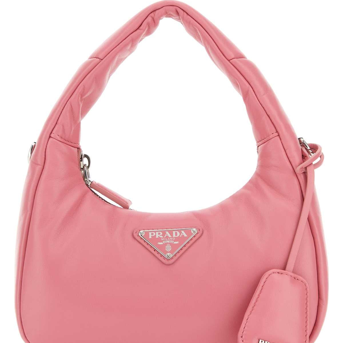 PRADA Mini Nappa Leather Soft Handbag