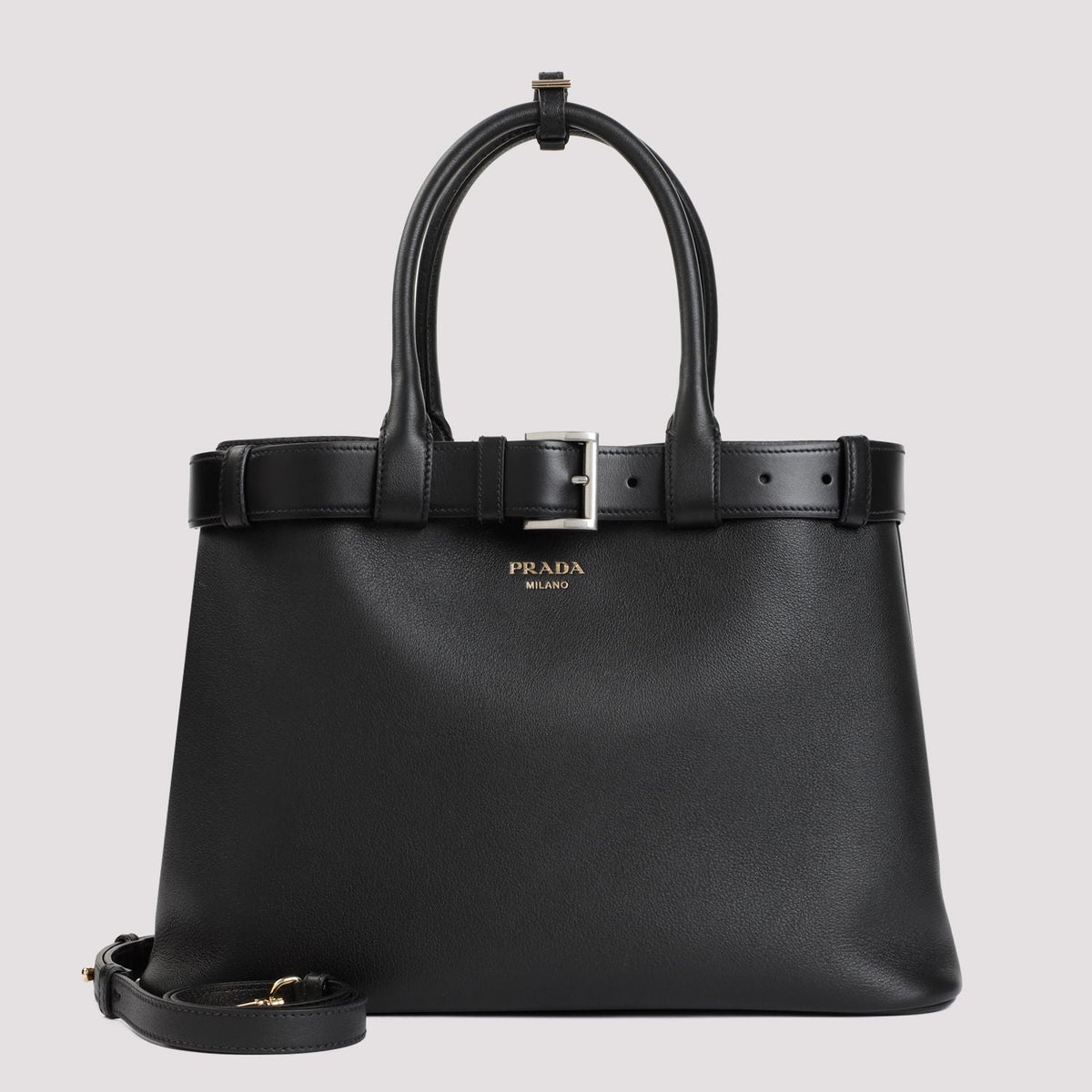 PRADA Large Buckle Handbag