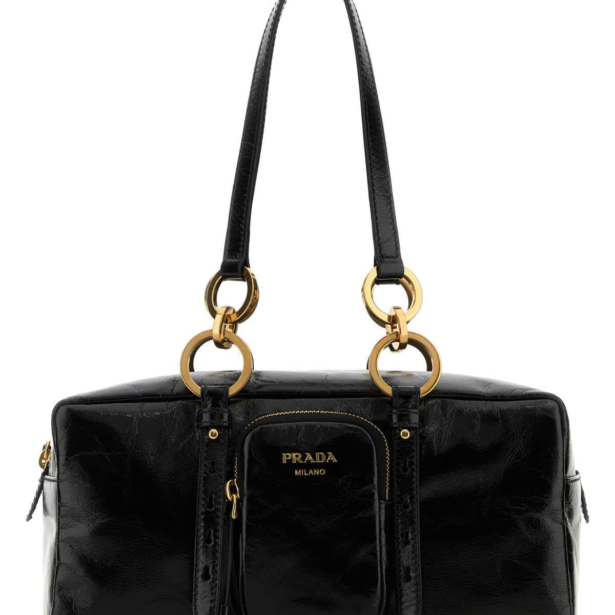 PRADA Mini Leather Handbag - SS25 Collection