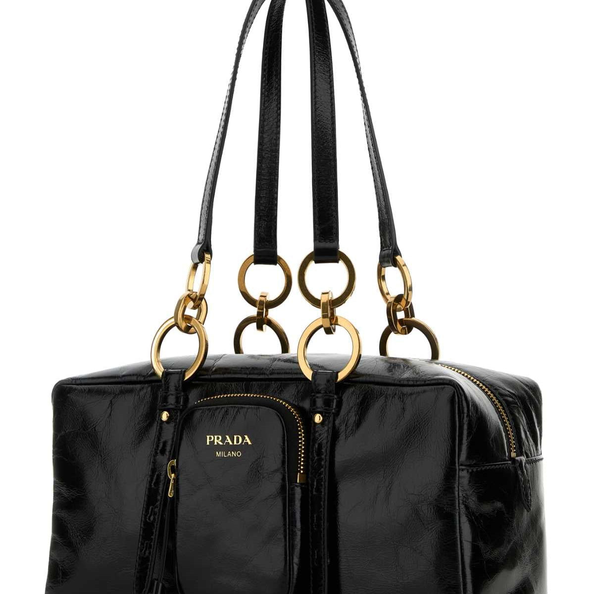 PRADA Mini Leather Handbag - SS25 Collection