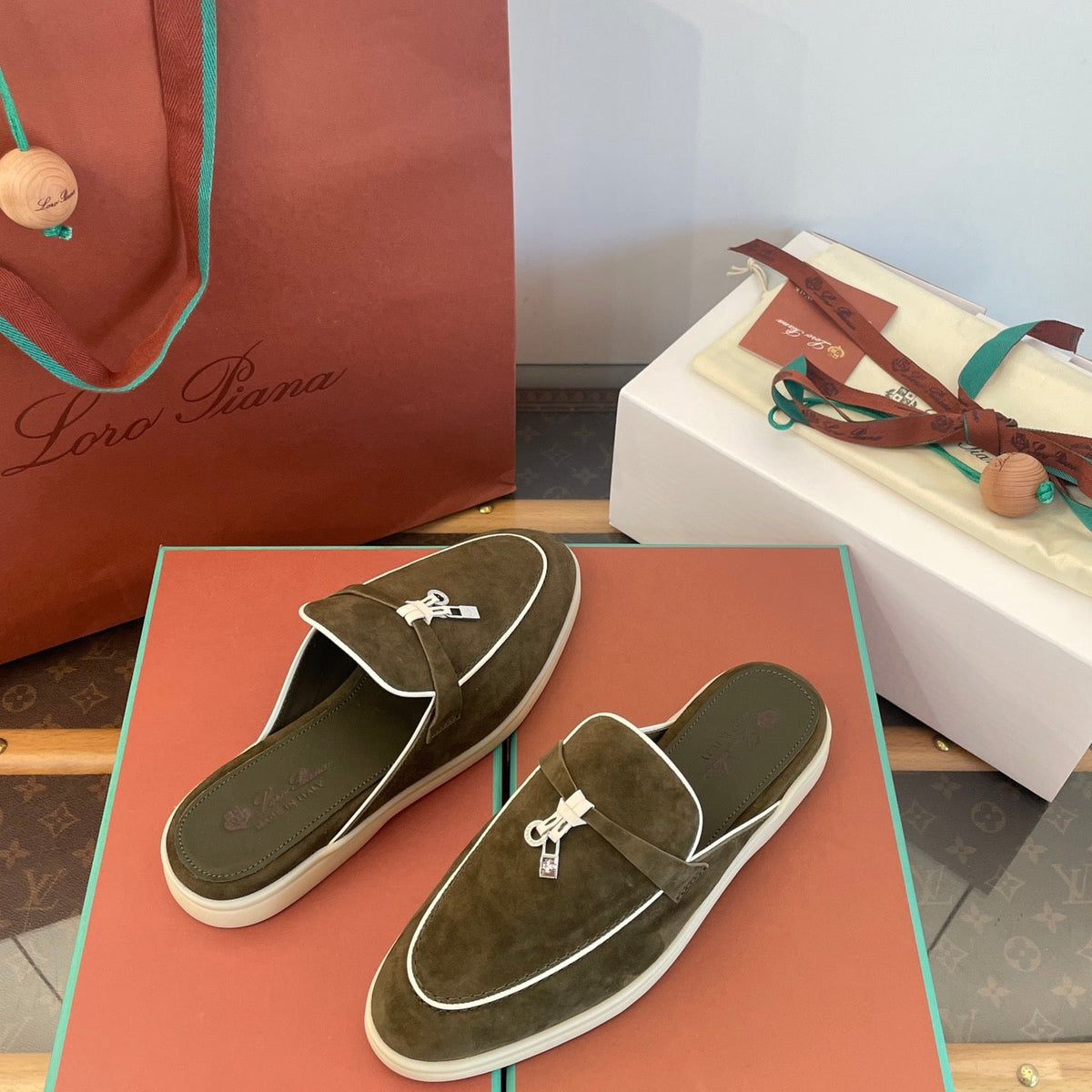LORO P SUMMER CHARMS LOAFERS