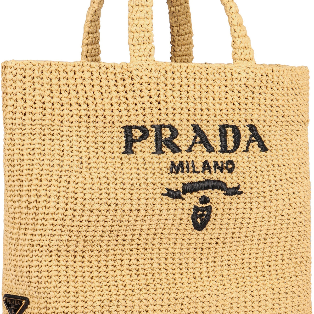 PRADA Crochet Tote Handbag 40x34x16 cm
