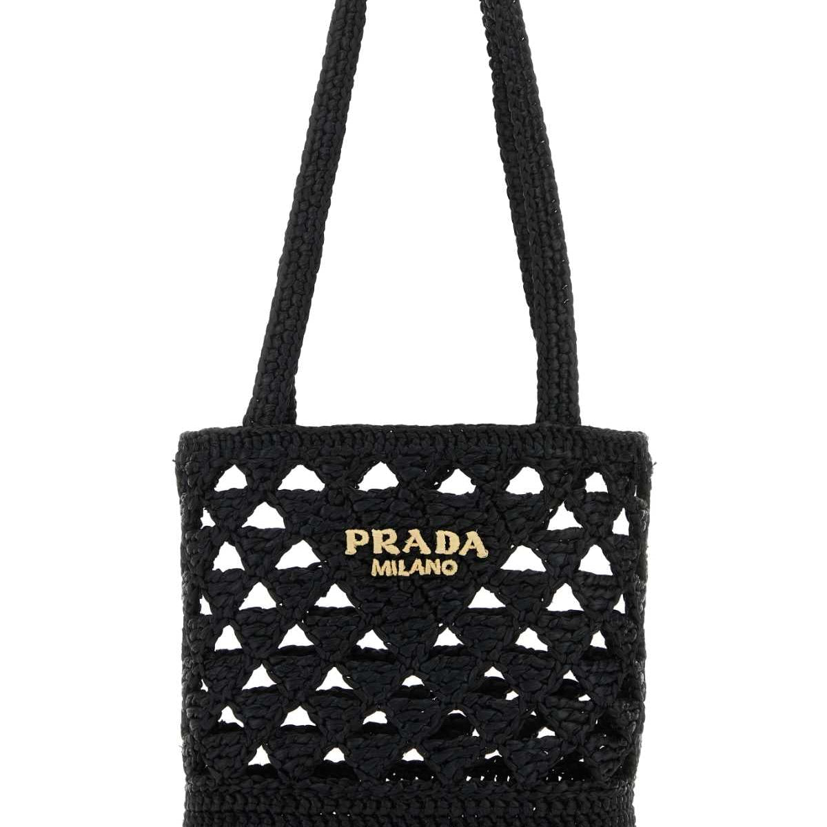 PRADA Mini Straw Handbag
